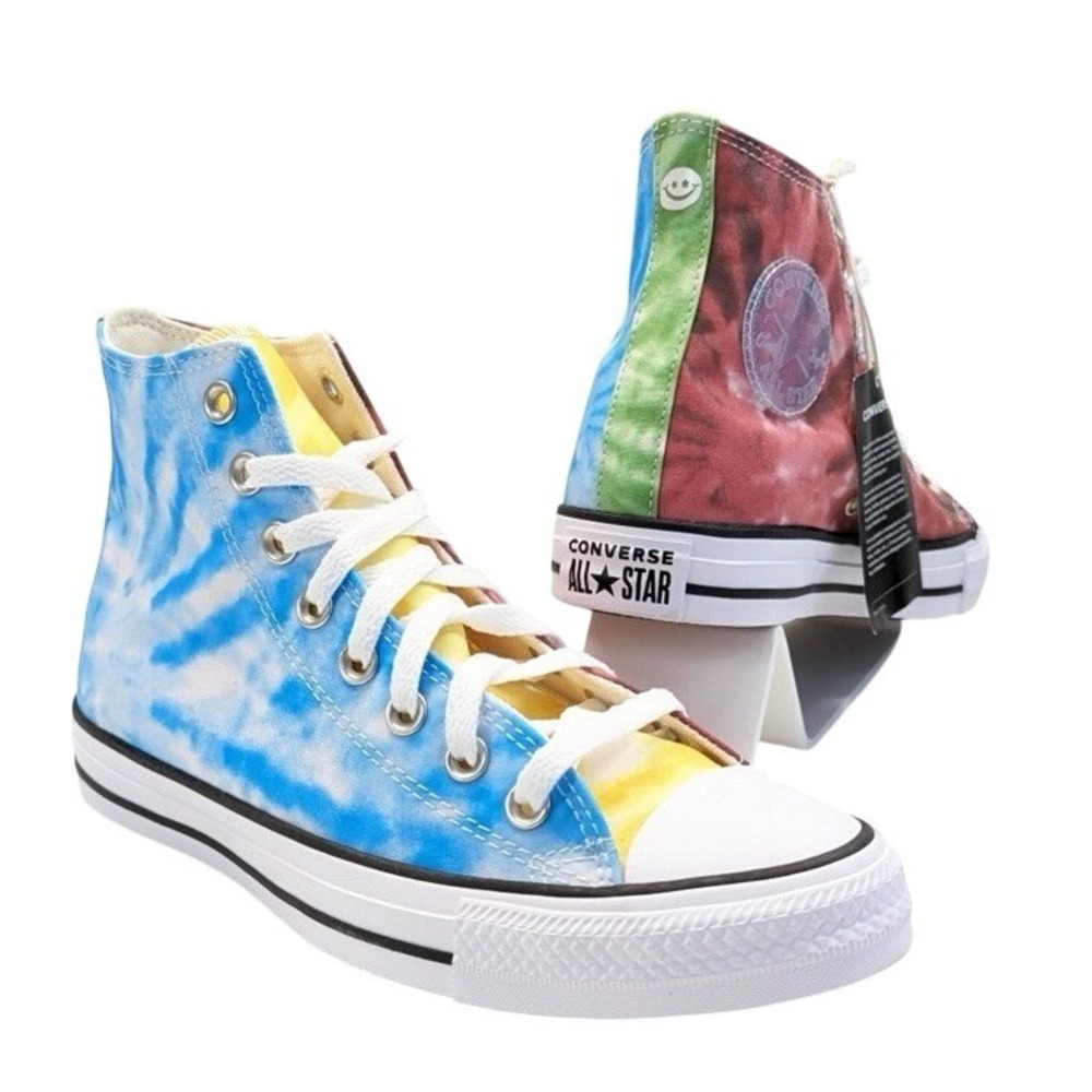 Converse Chuck Taylor All Star High Top Tie-Dye Canvas Mens Size 9 Wmns Size 11